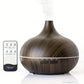 Wood Grain Ultrasonic Essential Oil Diffuser – 550ml