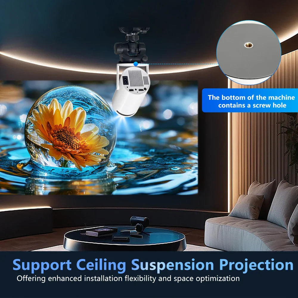 Projector 4K Android 11 Dual Home Cinema Outdoor Projector