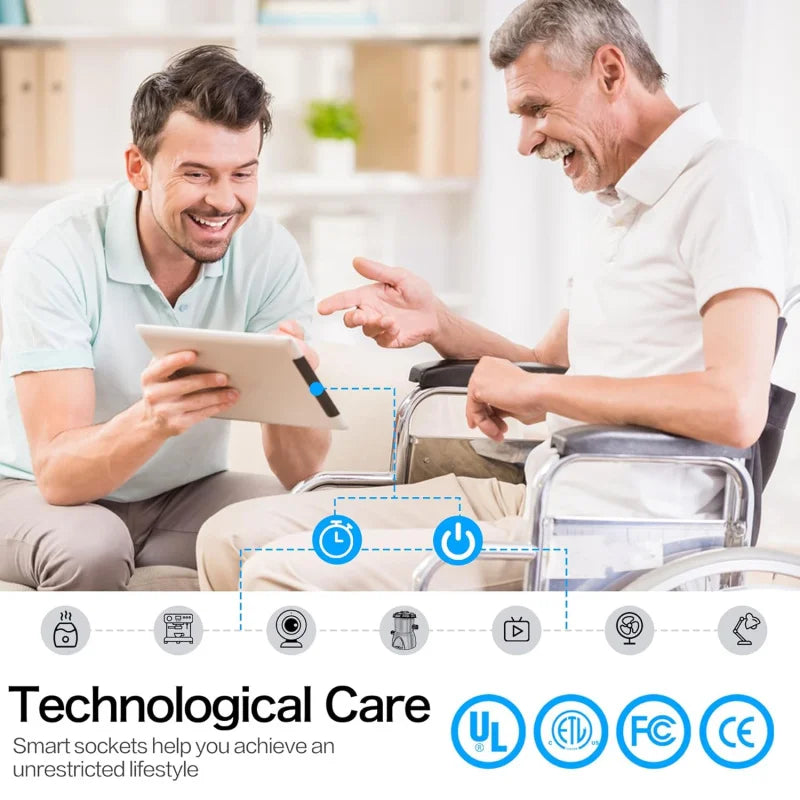 WiFi Smart Plug – App & Voice Controlled Outlet  Smart, Convenient, and Fully Controllable from Anywhere.