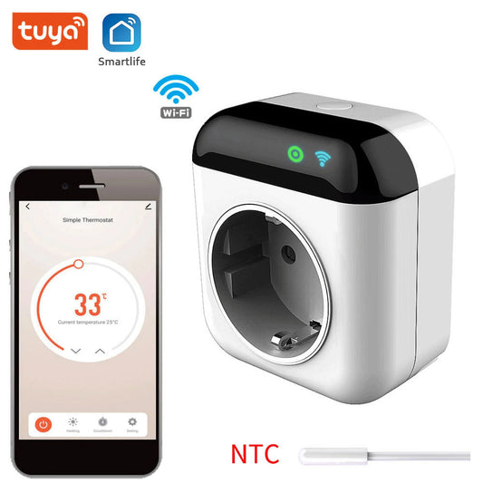 Smart Thermostat Socket 10A WiFi Plug