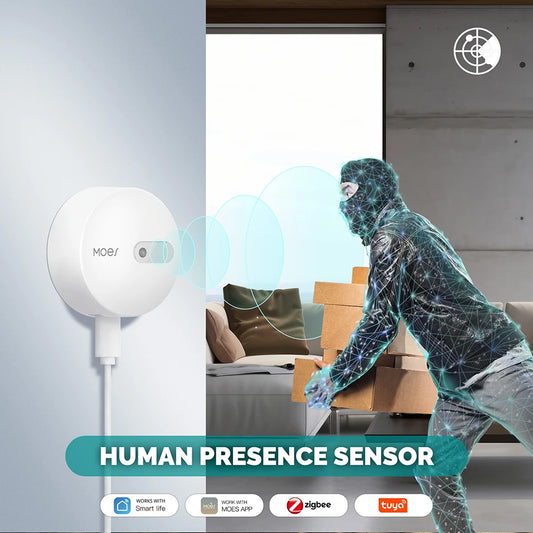 ZigBee Smart Motion Sensor with 24G Microwave Radar
