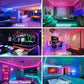 1–30M WS2812B RGB LED Strip – USB, Bluetooth & WiFi Controlled