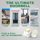 HTZSAFE Wireless Doorbell Chime – Long Range & Waterproof  Never Miss a Visitor, Indoors or Outdoors.