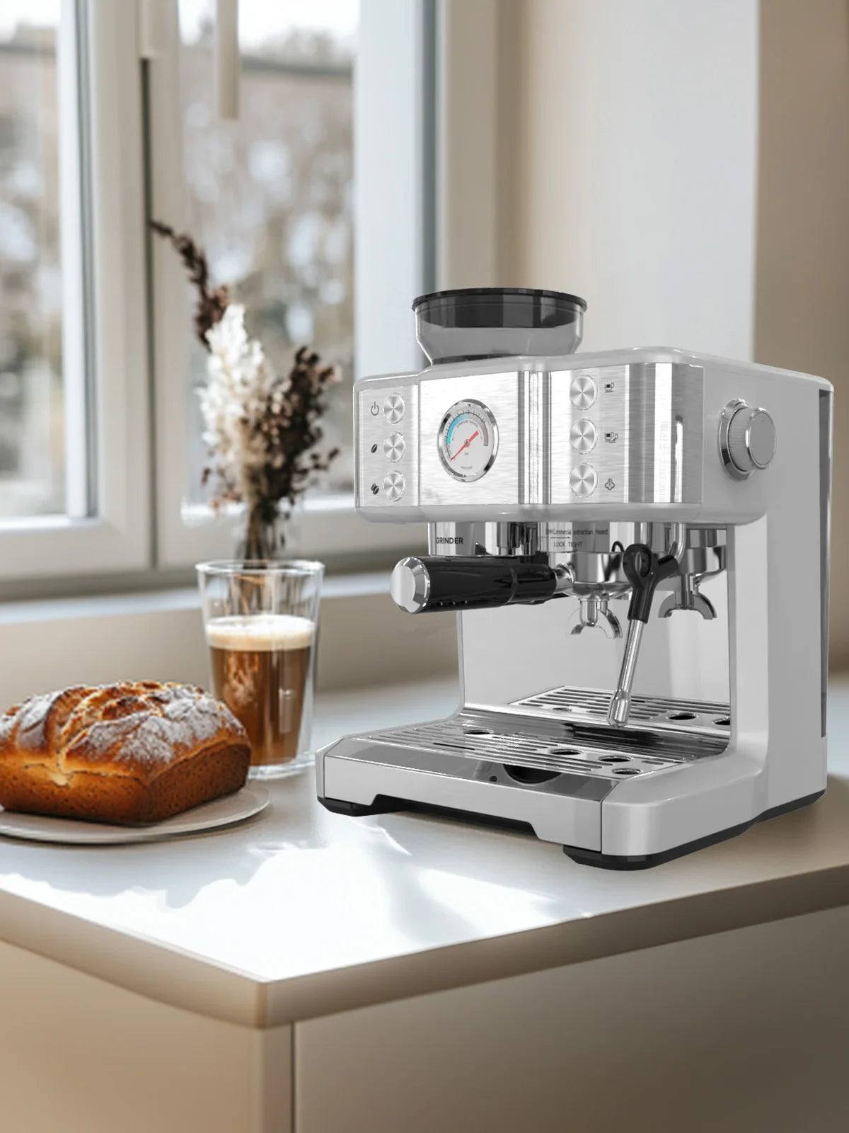 SEJOY CM7000 Fully Automatic Espresso Machine – Café Quality at Home!