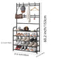 Clothes Hanger & Multi-Layer Shoe Storage Rack